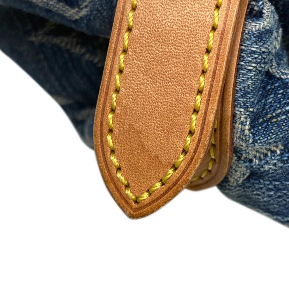 Neocavy MM Shoulder Indigo 2 Way Monogram Denim Blue - Picture 4 of 12